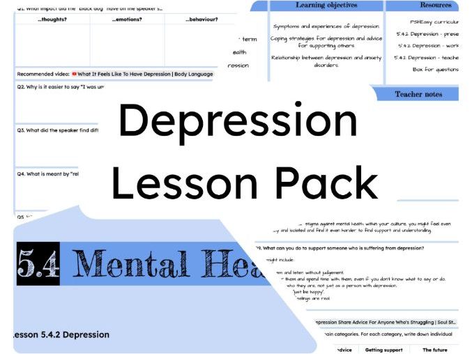 5.4.2 Depression Lesson Pack