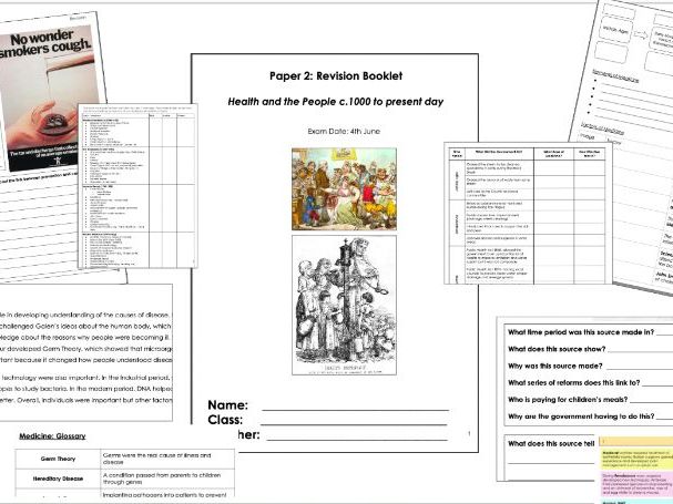 Medicine Through Time GCSE Revision Workbook (AQA 9–1) – Health and the People c1000–Present