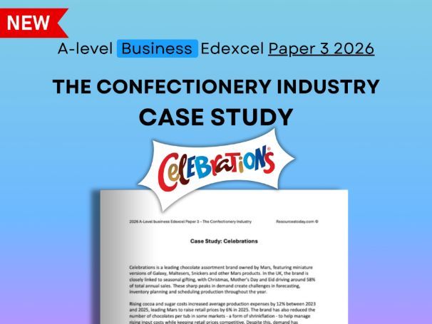 Edexcel Business Paper 3 2026: Celebrations Confectionery Industry Case Study