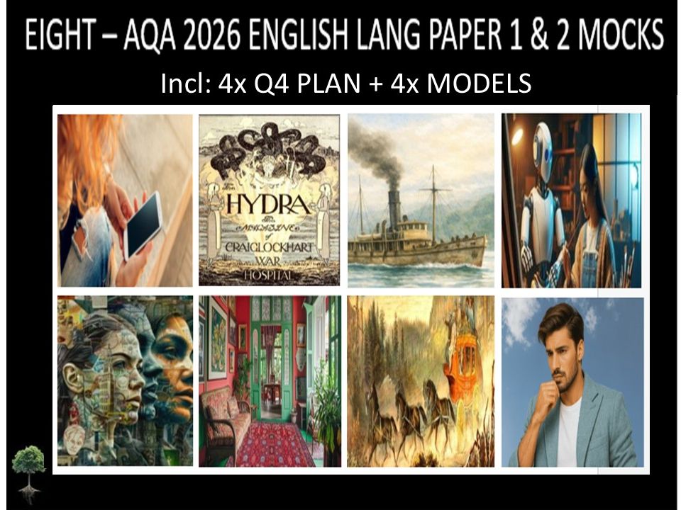 EIGHT - AQA PAPER 1 & 2 | 2026 FULL MOCKS | Q4 PLAN | MODELS