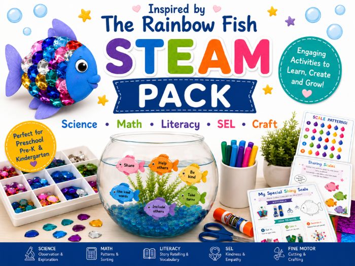 The Rainbow Fish STEAM Activities | EYFS KS1