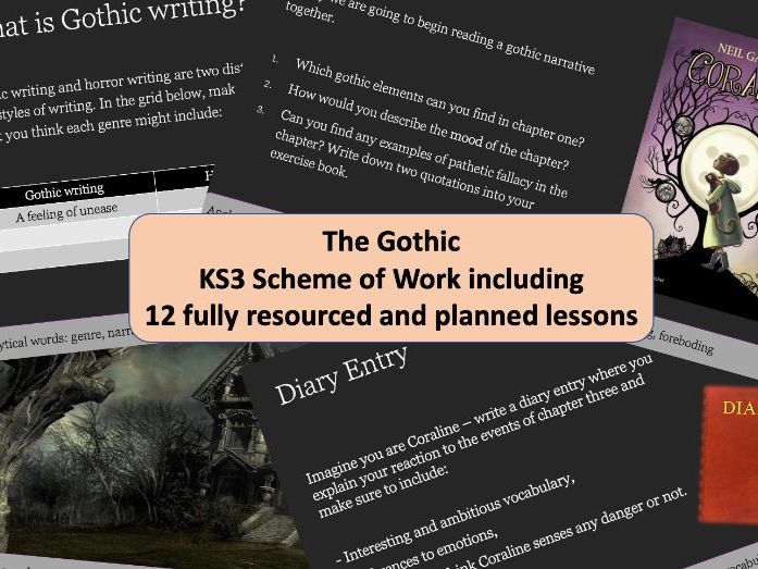KS3 English: The Gothic (full Scheme of Work) | Teaching Resources