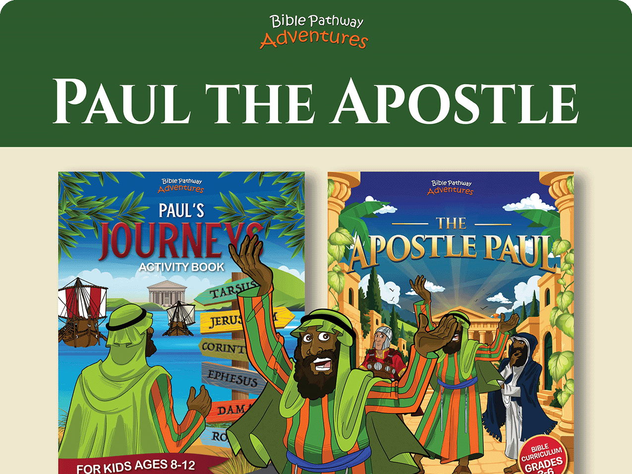 BUNDLE:  Paul the Apostle Activity Books