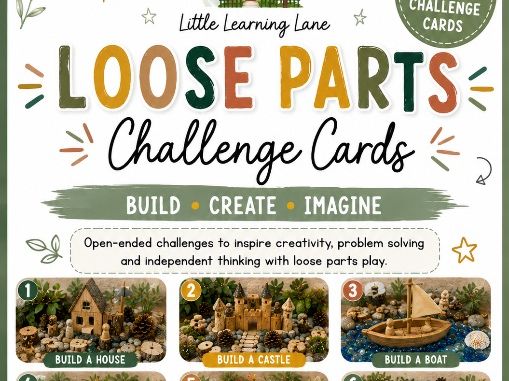 Loose Parts Challenge Cards | EYFS & KS1 | Little Learning Lane