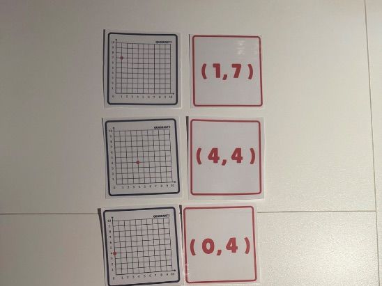 Co-ordinate Grid Match-Up Game