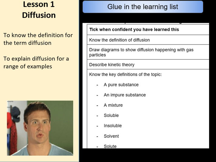 Springboard KS3 C3 Pure & Impure Substances 8 Lessons Bundle