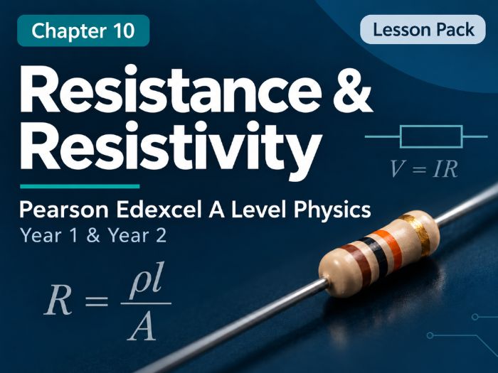 10 - Resistance and Resistivity Teacher Pack - Physics (Year 1 & Year 2) A Level Pearson Edexcel