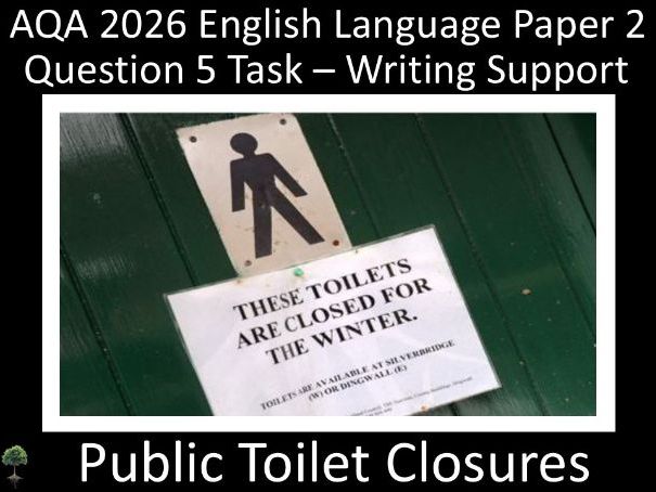 Question 5: AQA 2026 English Language Paper 2 | Public Toilet Closures