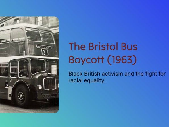 KS3 Black History Month – The Bristol Bus Boycott (1963)