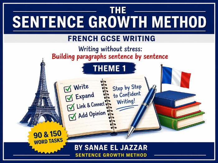 GCSE French Writing Without Stress – Sentence Growth Method (Theme 1 Booklet)