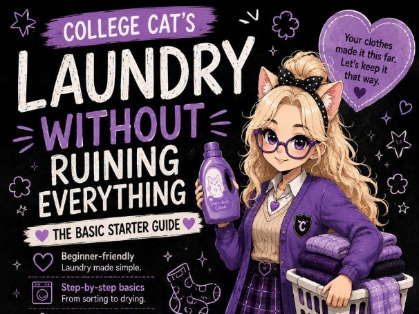 Laundry Life Skills for Teens | Beginner Clothing Care & Washing Guide PDF
