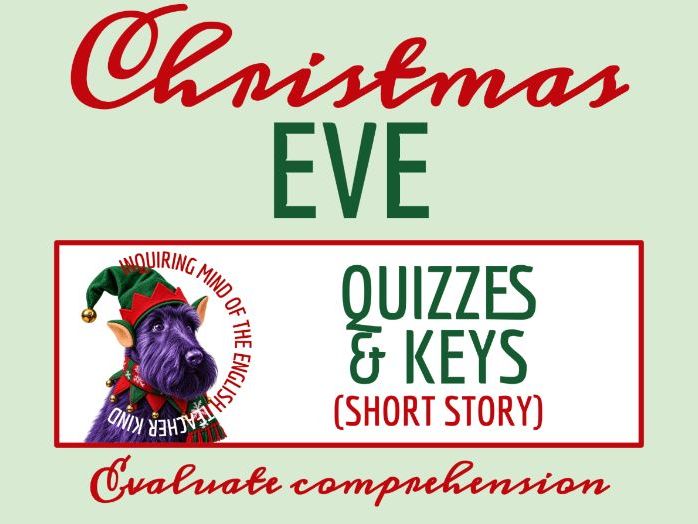 "Christmas Eve" by Guy de Maupassant Quiz and Answer Key | Holiday Short Story