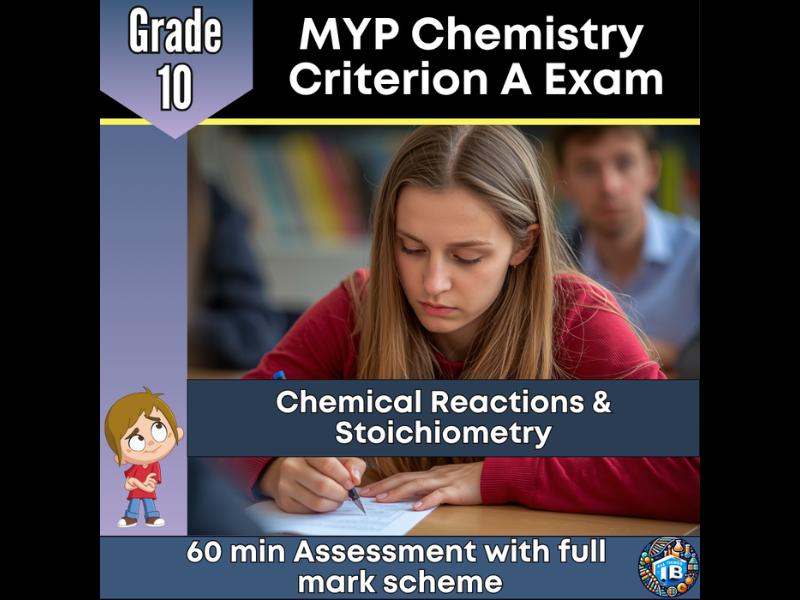 MYP Grade 10 Chemistry: Criterion A - Reactions & Stoichiometry - 2026
