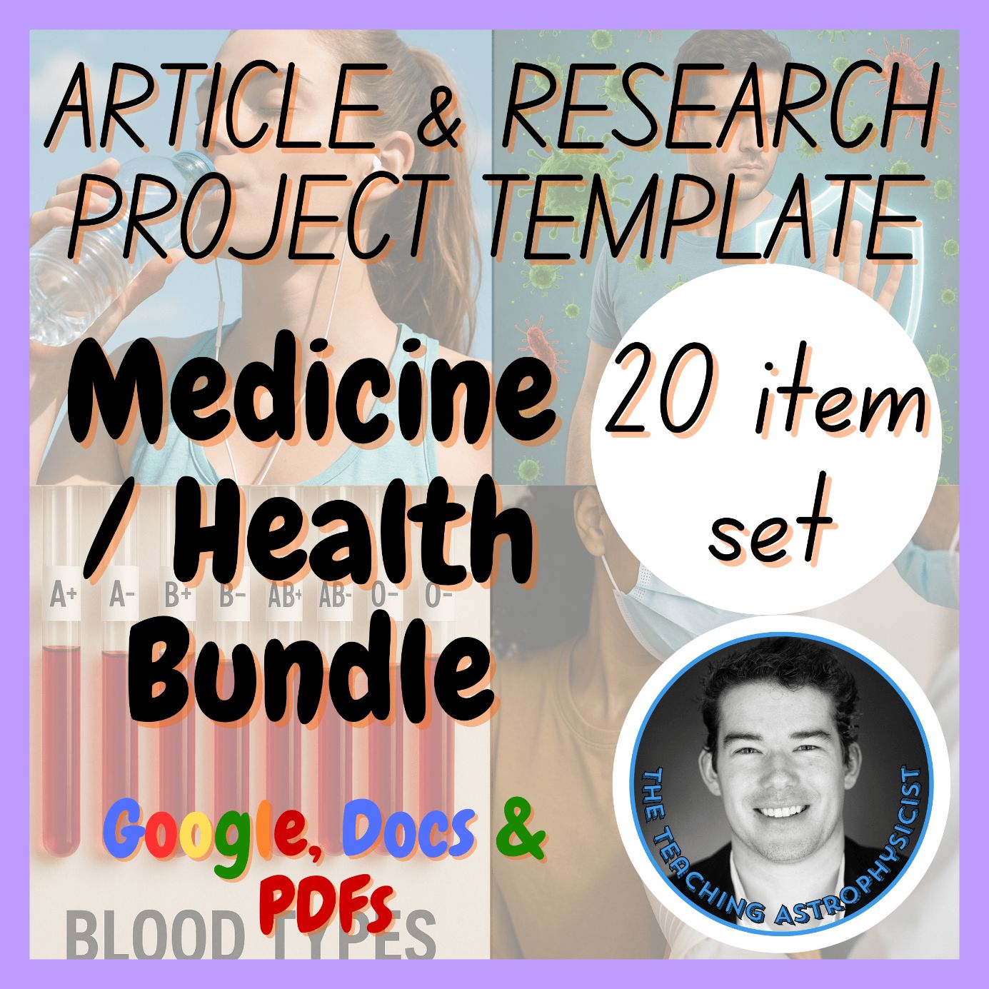 Health / Medicine 10 Articles + 10 Research Project Templates | Physical Edu