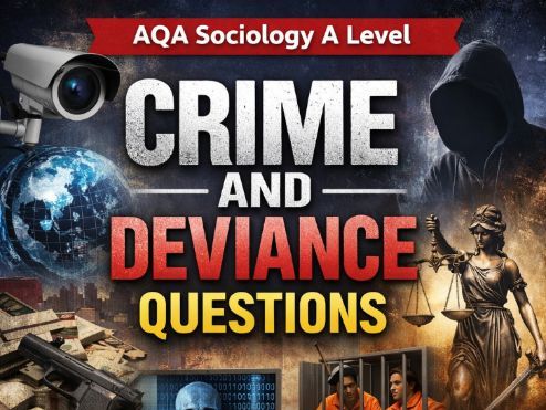 AQA Sociology A Level Crime and Deviance Practice Questions