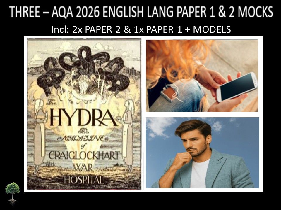 THREE - AQA PAPER 1 & 2 | 2026 FULL MOCKS | MODELS