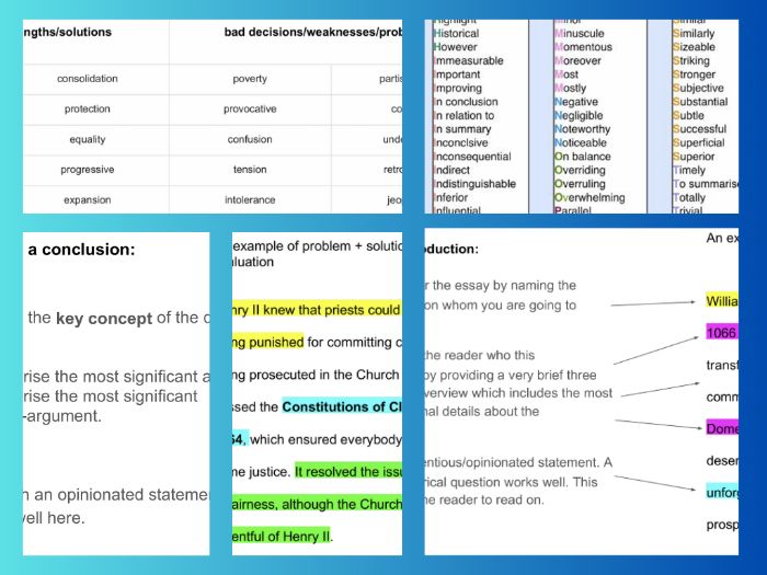 Monarch Evaluation Essay Structure Guide