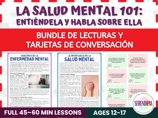 Mental Health & Disorders Reading Comprehension Activities in Spanish B2-C2 Level