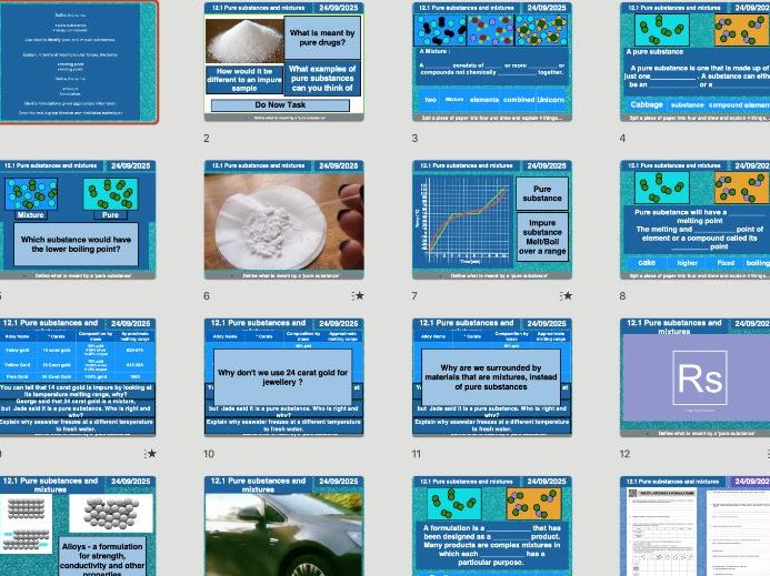 AQA GCSE Chemistry – C12: Chemical Analysis - REQUIRED PRACTICAL