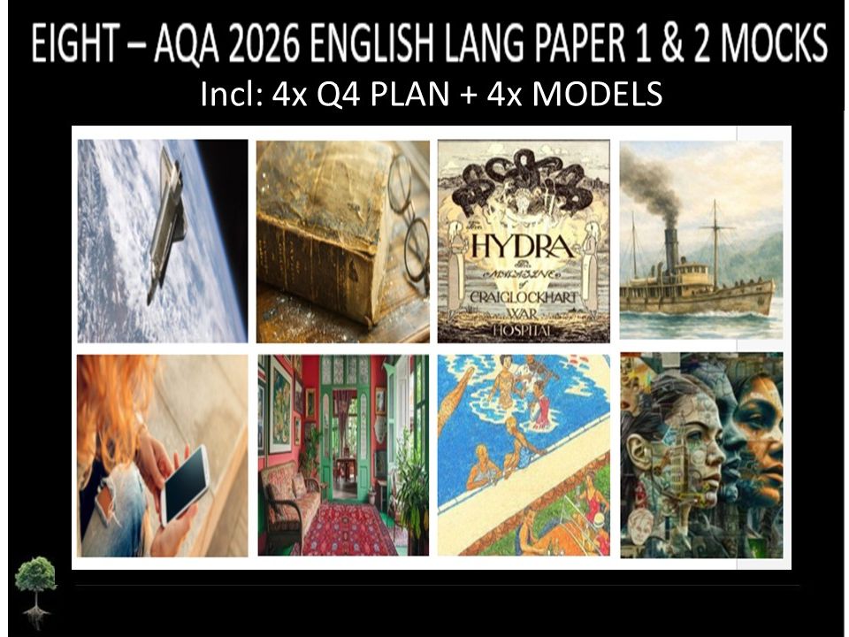 EIGHT - AQA PAPER 1 & 2 | 2026 FULL MOCKS | Q4 PLAN | MODELS