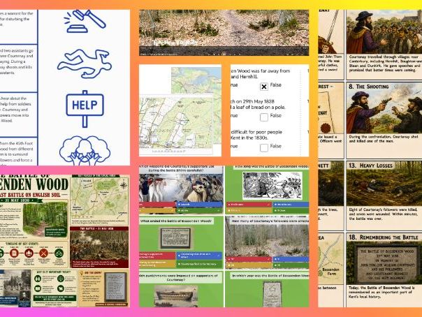 KS2 Local History - Kent: The Battle of Bossenden Wood Project Pack