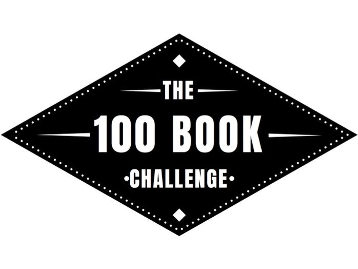 100 Book Challenge Sign - 100 Books to Read Before You Leave