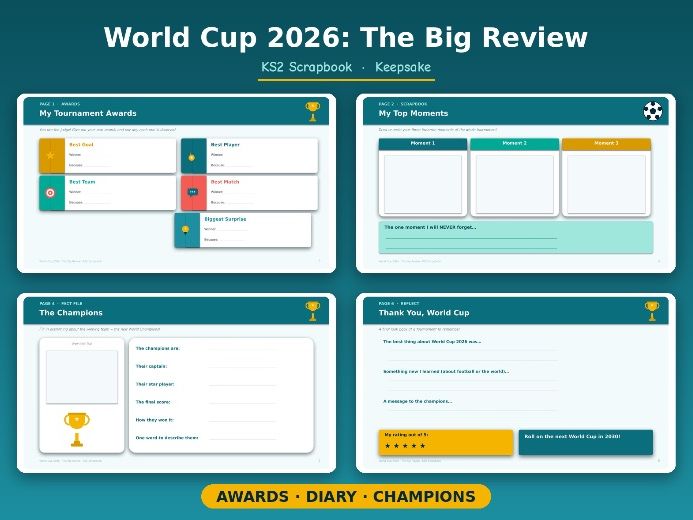 World Cup 2026: The Big Review (KS2 Scrapbook)