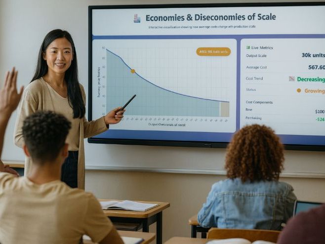Economies & Diseconomies of Scale Visualiser