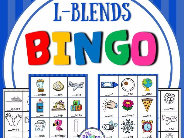 Blends Bingo Game (L Blends)