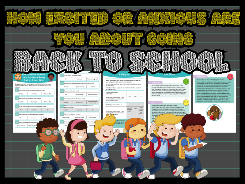 Back to School Anxiety Quiz & Assessment Tool - Student Mental Health