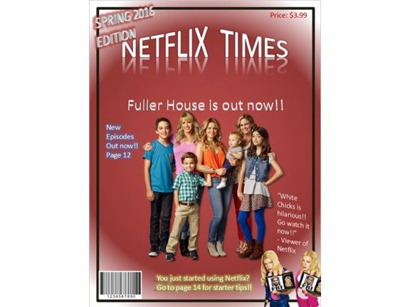 Magazine Cover Lesson Activity for Teaching Microsoft PowerPoint Skills