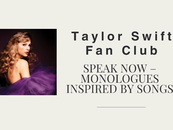 KS2–KS3 English: Monologue Writing (Taylor Swift-Inspired Creative Writing Unit)