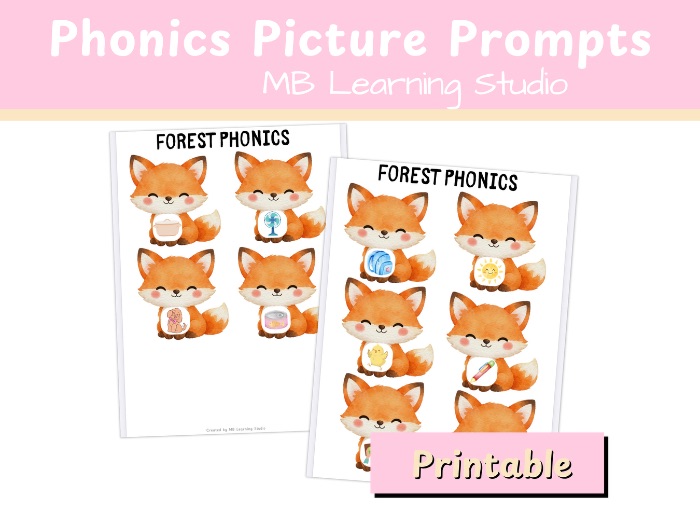 Forest Fox Phase 2 & Phase 3 Picture Prompts – Writing Inspiration Activity