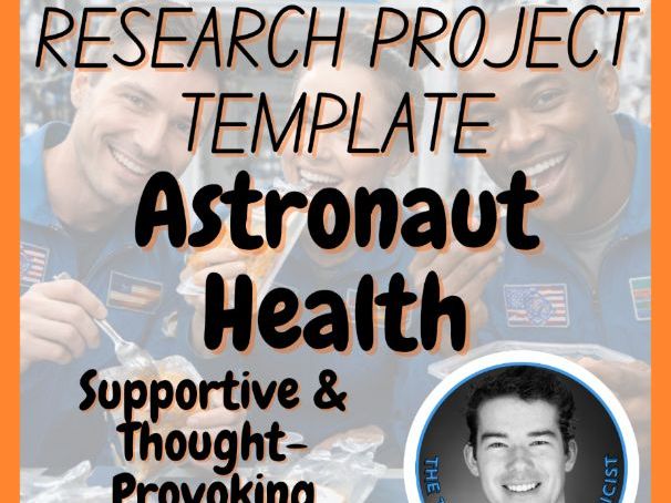 Astronaut Health | Space Science Research Project Template | Digital + Print