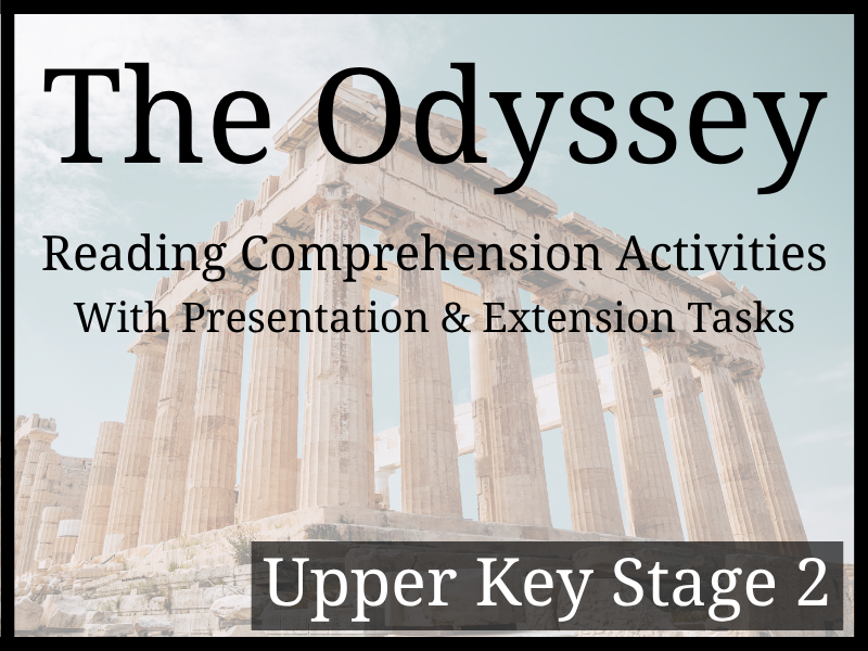 The Odyssey Reading Comprehension Activities | Year 5 & Year 6 | UKS2