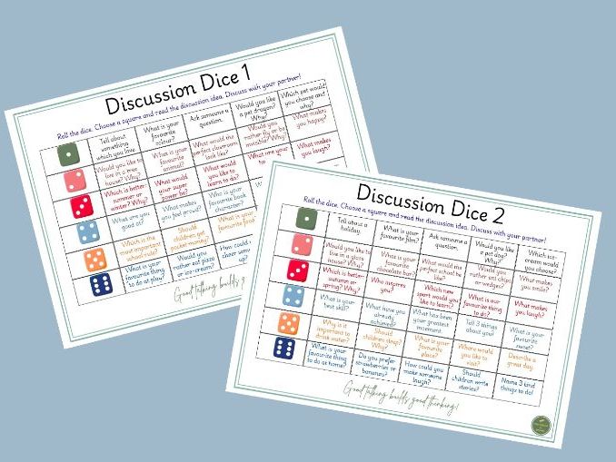 Discussion Dice - Year 1 & Year 2