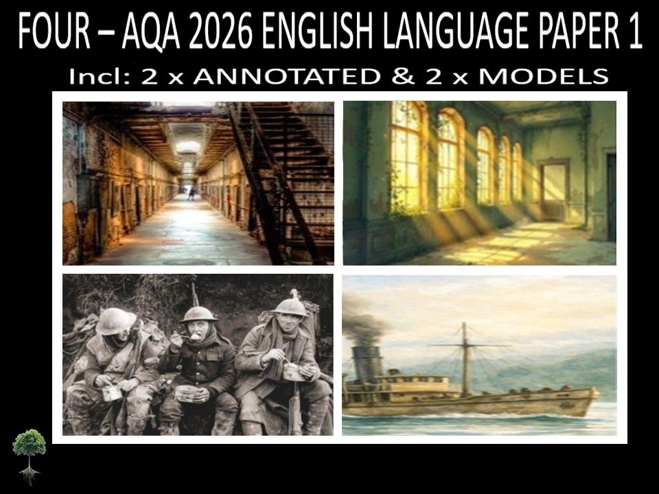 FOUR - AQA PAPER 1 | 2026 FULL MOCKS | ANNOTATED | MODELS