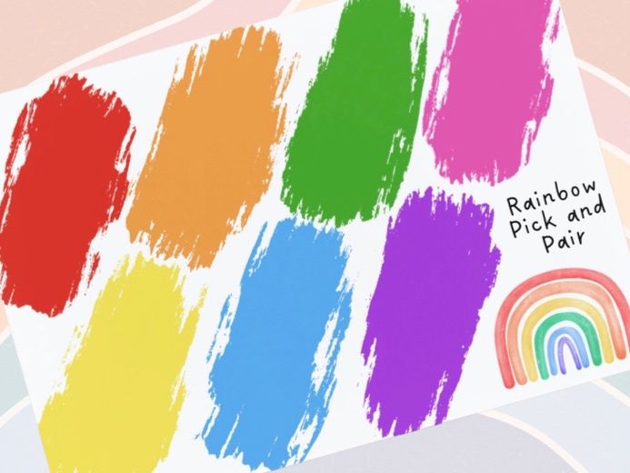 Rainbow Pick & Pair
