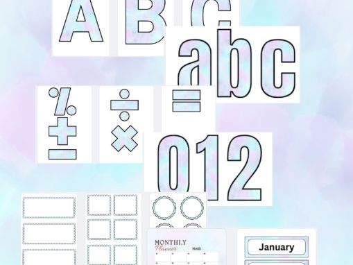 Cloud Classroom Display Pack