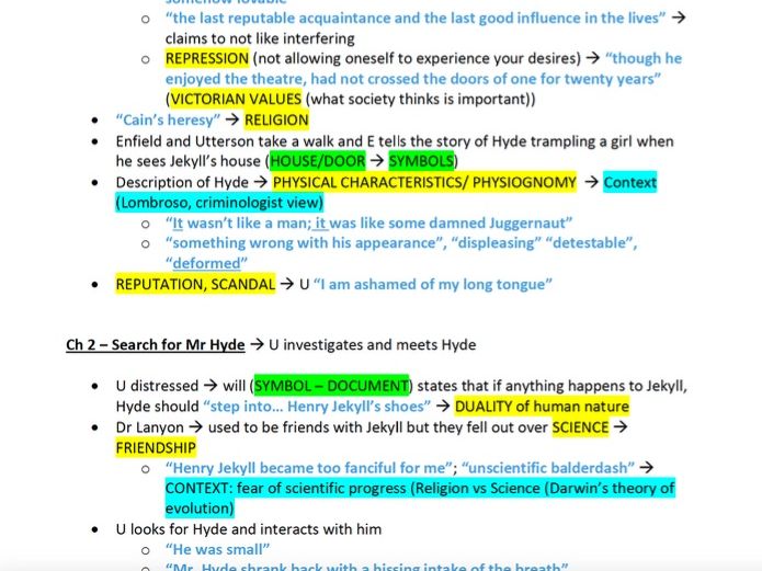 Jekyll & Hyde Full Novel Summary Guide – Plot Summary, Key Quotes & Themes | GCSE English Literature