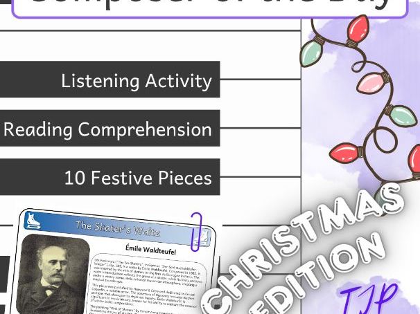 10 Christmas Music Comprehension Pack