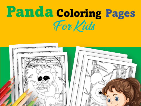 Panda Coloring Pages for Kids