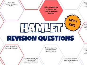 Hamlet Revision Sheet