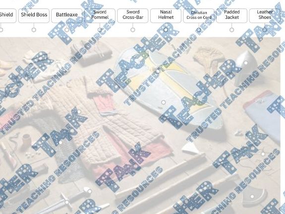 The Battle of Hastings: Soldier Equipment Labelling Worksheet
