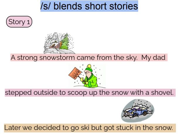 (6) short /s/ blends stories | Teaching Resources