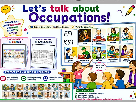 Let's talk about Occupations MFL and KS1
