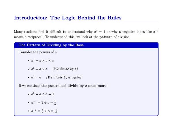 Laws of Indices Masterclass