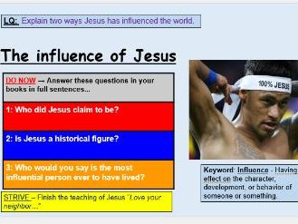 The influence of Jesus