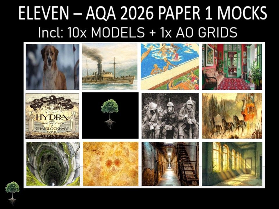 ELEVEN - AQA PAPER 1 | 2026 FULL MOCKS | MODELS | AO GRIDS