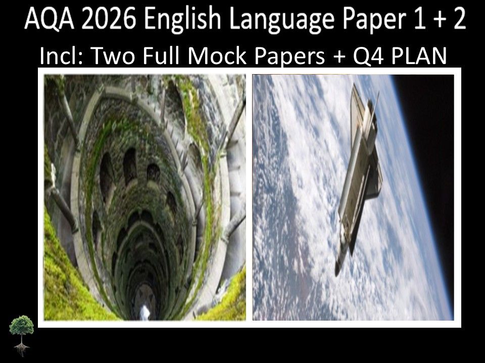 Two AQA 2026 English Language Paper 1 + 2 Mocks | Q4 Plan
